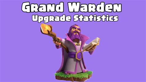 grand warden|coc grand warden upgrade cost.